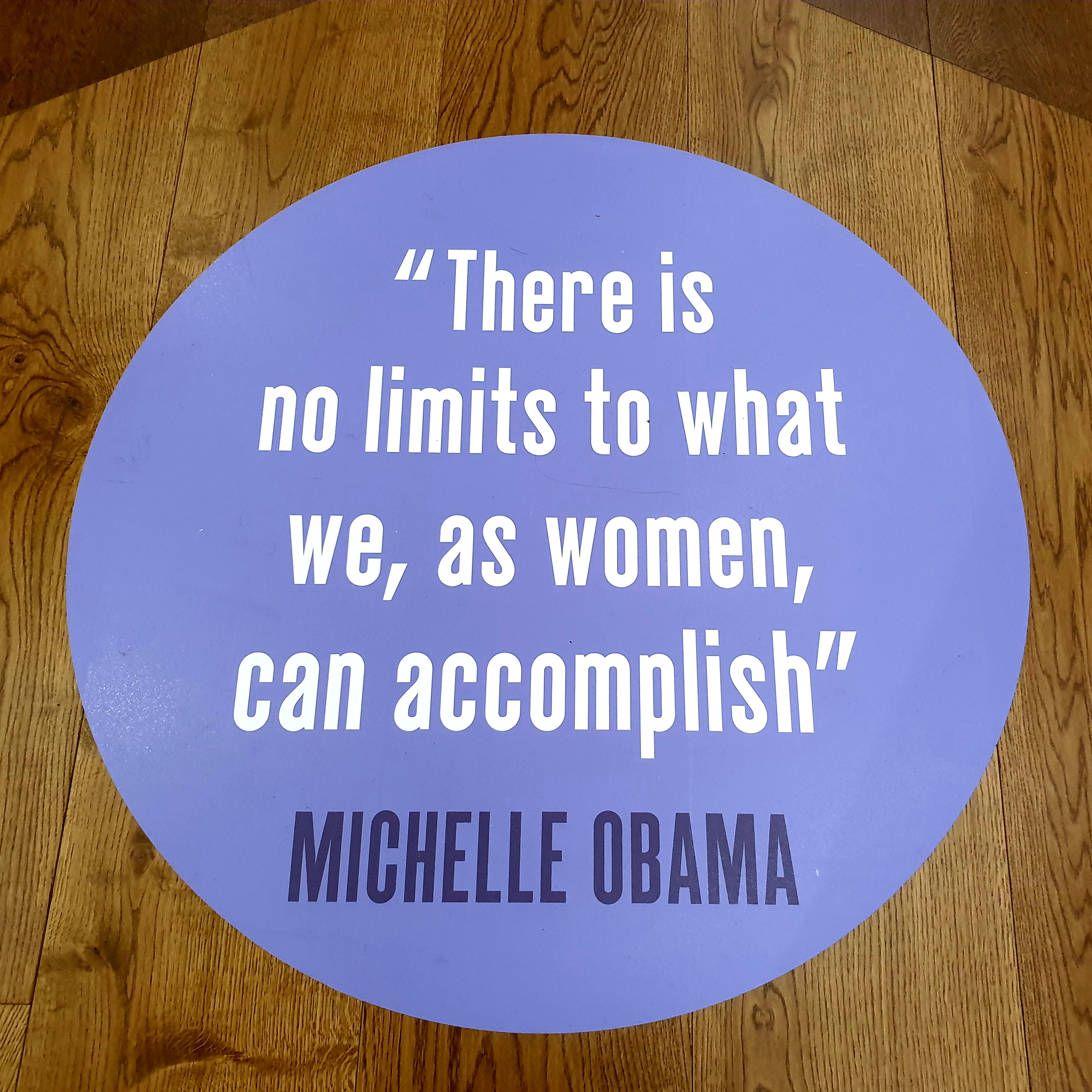 Facebook London Partner Centre - International Women's Day - Michelle Obama Quote