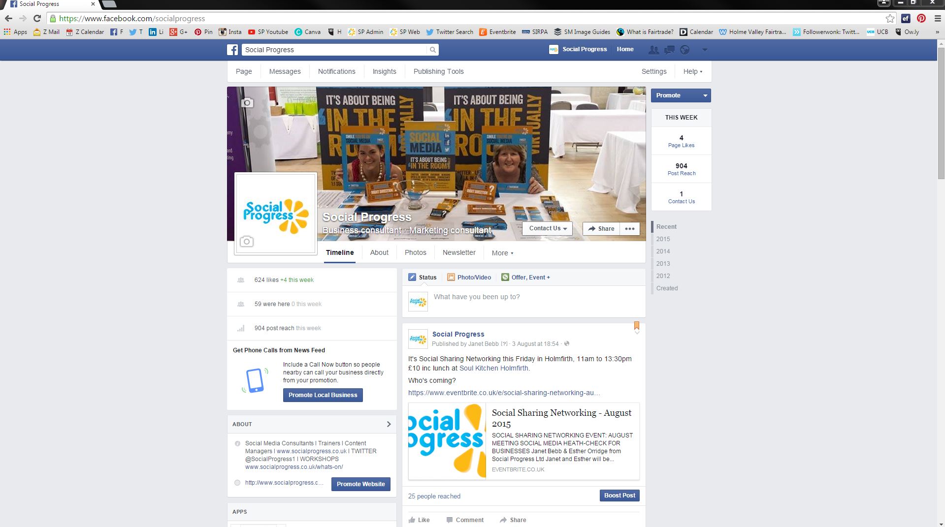Social Progress - Social Media Branding - Facebook Page