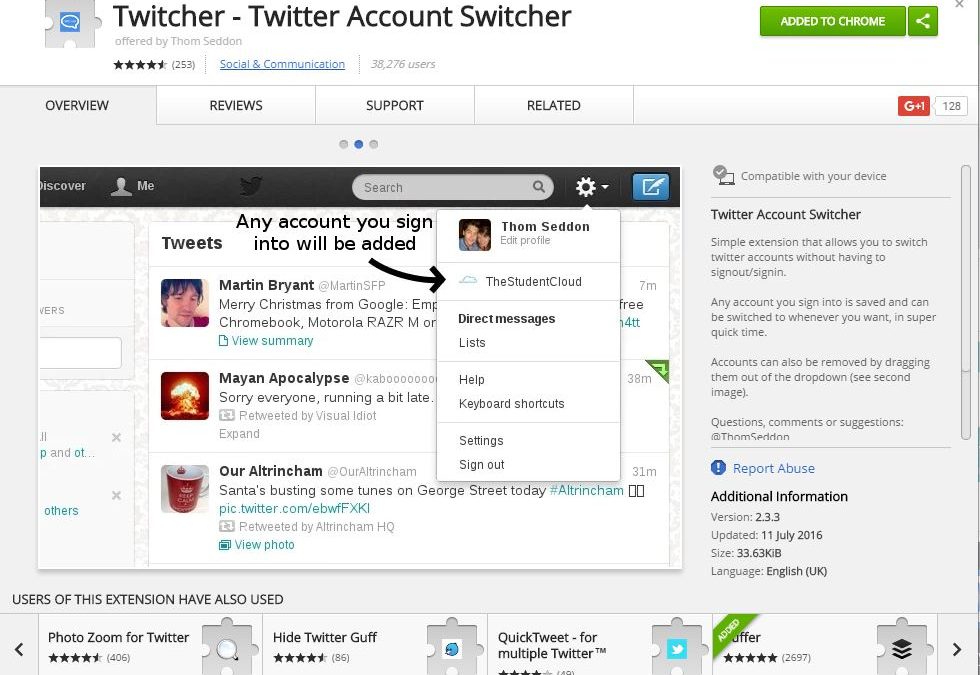 Favourite Twitter Management Tool – Twitcher
