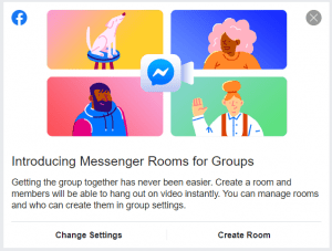 Facebook Rooms for Groups